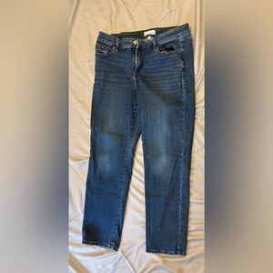 Lane Bryant Dark Blue Straight Leg Jeans